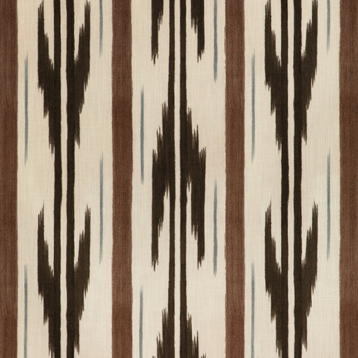 BRUNSCHWIG & FILS - LE MISTRAL PRINT- WALNUT - Fabric by the Yard WALNUT