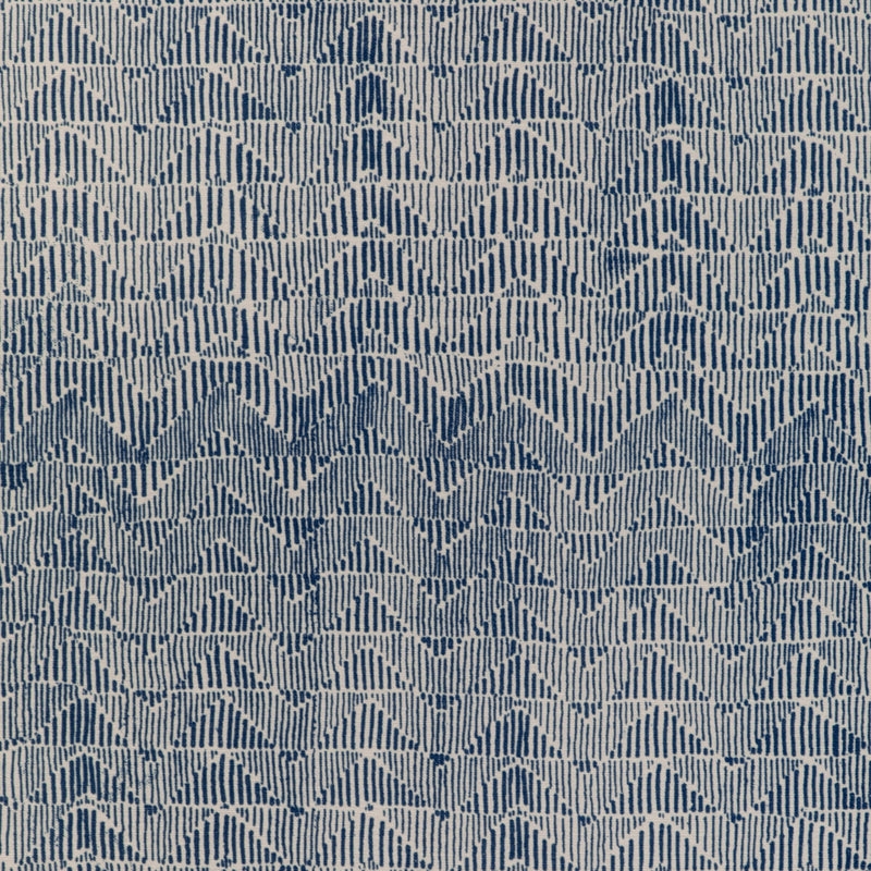 BRUNSCHWIG & FILS - LES CIGALES PRINT- INDIGO - Fabric by the Yard INDIGO