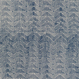 BRUNSCHWIG & FILS - LES CIGALES PRINT- INDIGO - Fabric by the Yard