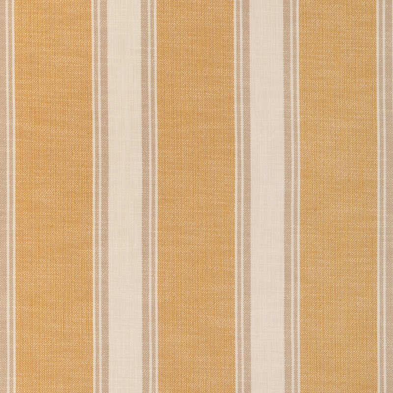 BRUNSCHWIG & FILS - LA RIVIERA STRIPE- OCHRE - Fabric by the Yard OCHRE