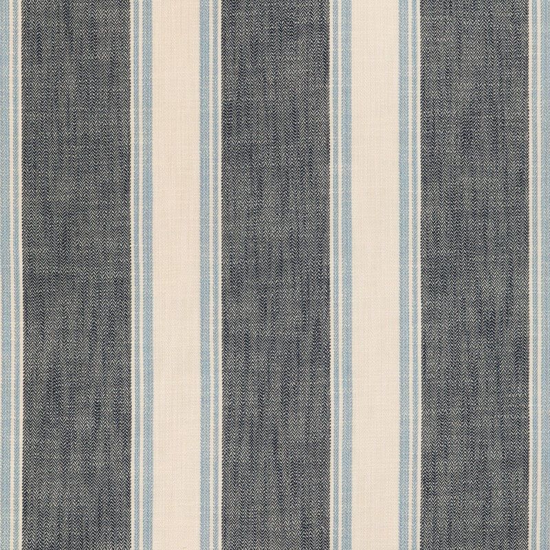 BRUNSCHWIG & FILS - LA RIVIERA STRIPE- BLUE - Fabric by the Yard BLUE