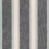 BRUNSCHWIG & FILS - LA RIVIERA STRIPE- BLUE - Fabric by the Yard
