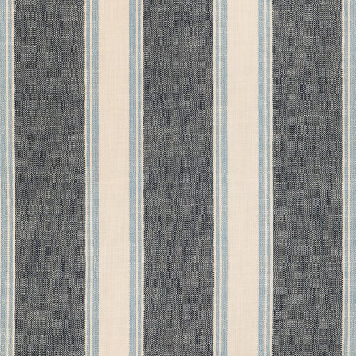 BRUNSCHWIG & FILS - LA RIVIERA STRIPE- BLUE - Fabric by the Yard BLUE
