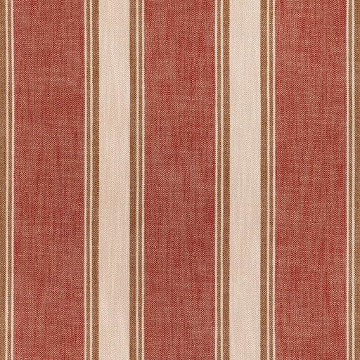 BRUNSCHWIG & FILS - LA RIVIERA STRIPE- SPICE - Fabric by the Yard SPICE