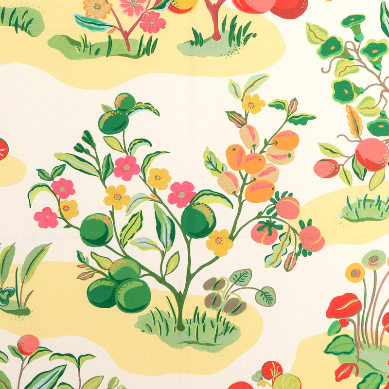 BRUNSCHWIG & FILS - POMELO PRINT- SPRING - Fabric by the Yard SPRING
