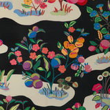 BRUNSCHWIG & FILS - POMELO PRINT- NOIR - Fabric by the Yard