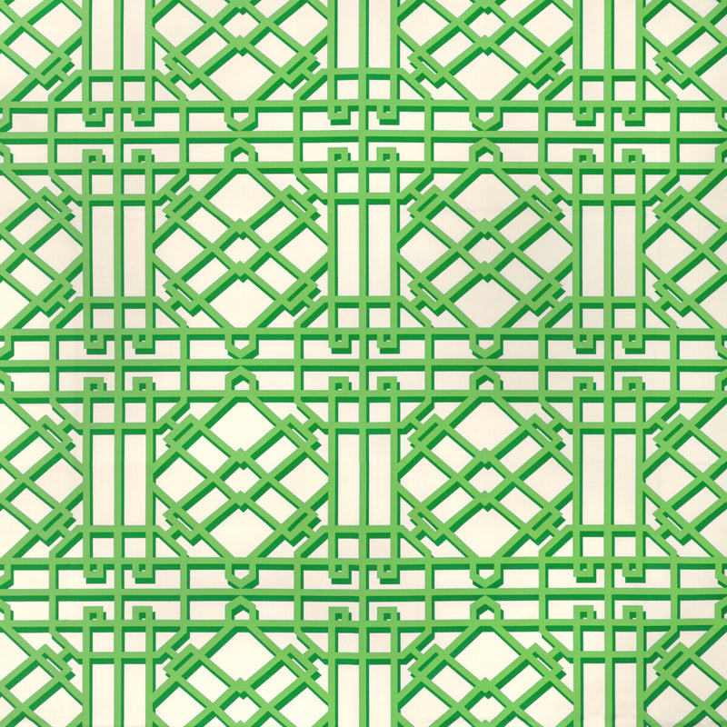BRUNSCHWIG & FILS - PAVILION TRELLIS- LEAF - Fabric by the Yard LEAF