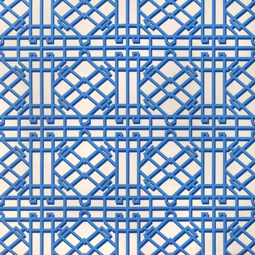 BRUNSCHWIG & FILS - PAVILION TRELLIS- DELFT - Fabric by the Yard DELFT