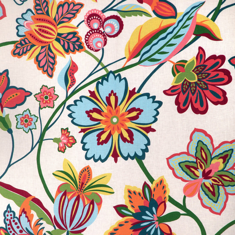 BRUNSCHWIG & FILS - BOTANIQUE PRINT- BERRY - Fabric by the Yard BERRY
