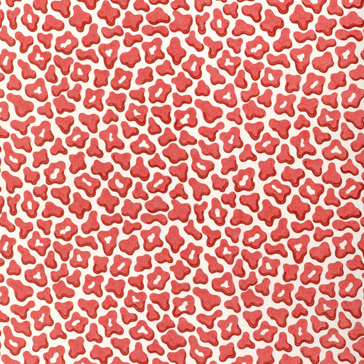 BRUNSCHWIG & FILS - GUEPARD PRINT- ROUGE - Fabric by the Yard ROUGE