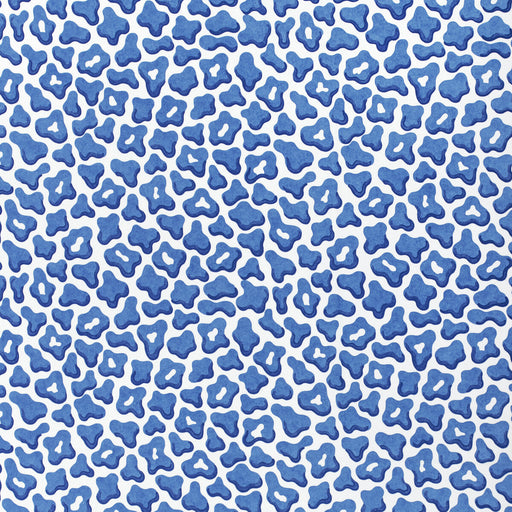 BRUNSCHWIG & FILS - GUEPARD PRINT- BLUE - Fabric by the Yard BLUE