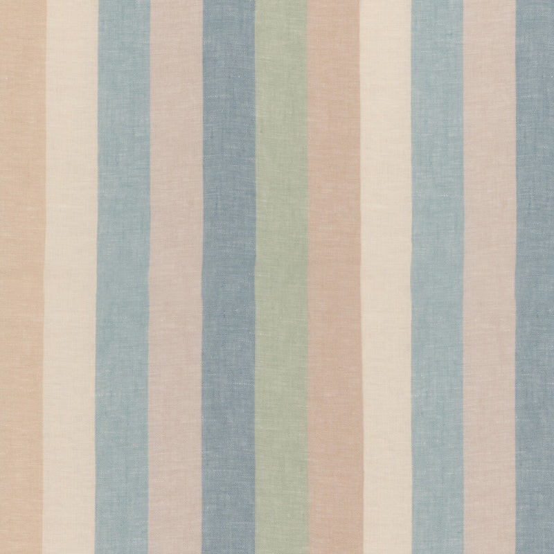 BRUNSCHWIG & FILS - PICNIC STRIPE- MIST - Fabric by the Yard MIST