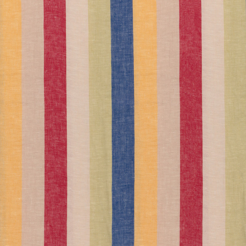 BRUNSCHWIG & FILS - PICNIC STRIPE- PRIMARY - Fabric by the Yard PRIMARY