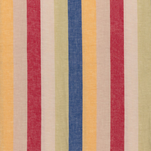 BRUNSCHWIG & FILS - PICNIC STRIPE- PRIMARY - Fabric by the Yard PRIMARY