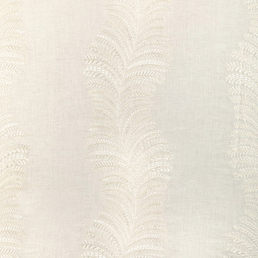 BRUNSCHWIG & FILS - ROWAN EMB- IVORY - Fabric by the Yard IVORY