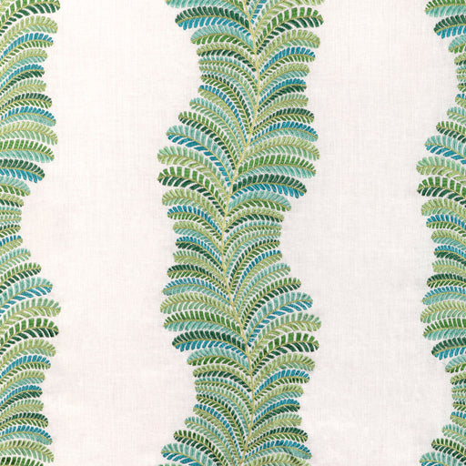 BRUNSCHWIG & FILS - ROWAN EMB- MARINE - Fabric by the Yard MARINE