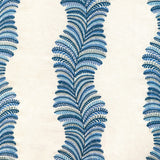 BRUNSCHWIG & FILS - ROWAN EMB- BLUE - Fabric by the Yard