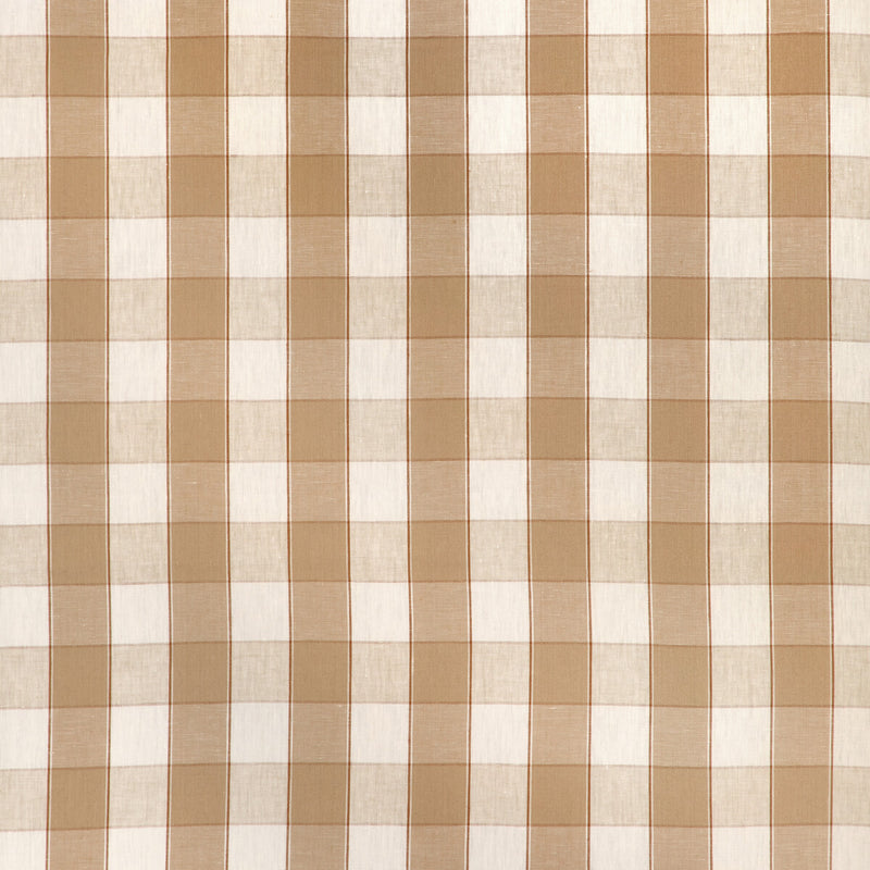BRUNSCHWIG & FILS - CLEMENS CHECK- BEIGE - Fabric by the Yard BEIGE