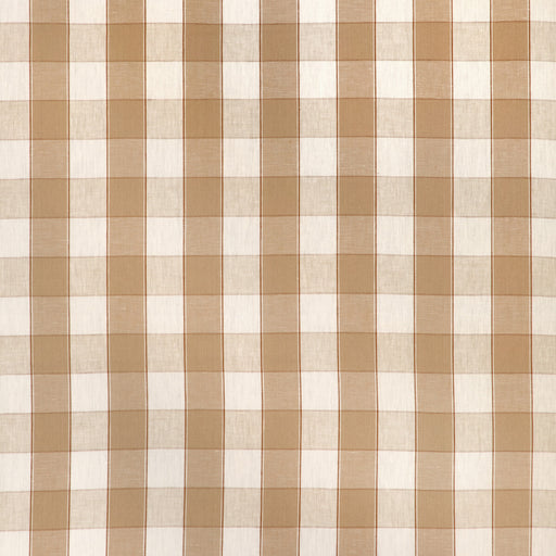 BRUNSCHWIG & FILS - CLEMENS CHECK- BEIGE - Fabric by the Yard BEIGE