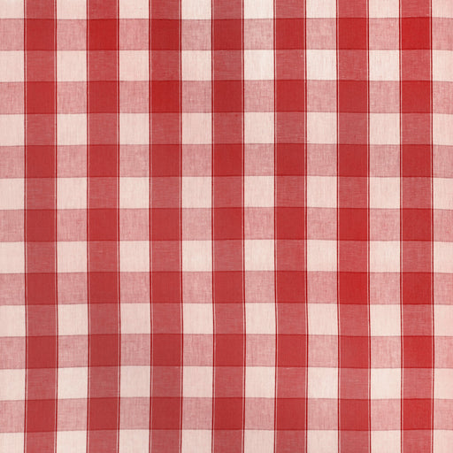 BRUNSCHWIG & FILS - CLEMENS CHECK- RED - Fabric by the Yard RED