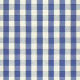 BRUNSCHWIG & FILS - CLEMENS CHECK- BLUE - Fabric by the Yard