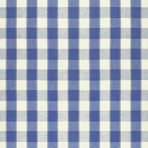 BRUNSCHWIG & FILS - CLEMENS CHECK- BLUE - Fabric by the Yard BLUE