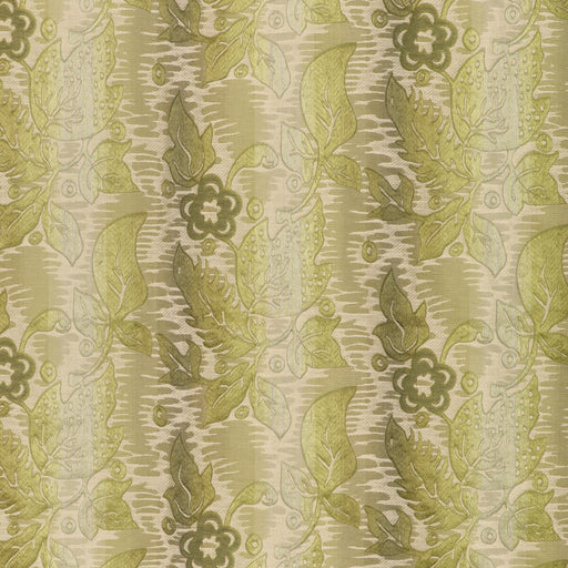 BRUNSCHWIG & FILS - PRIMAVERA BROCATELLE- LEAF - Fabric by the Yard LEAF
