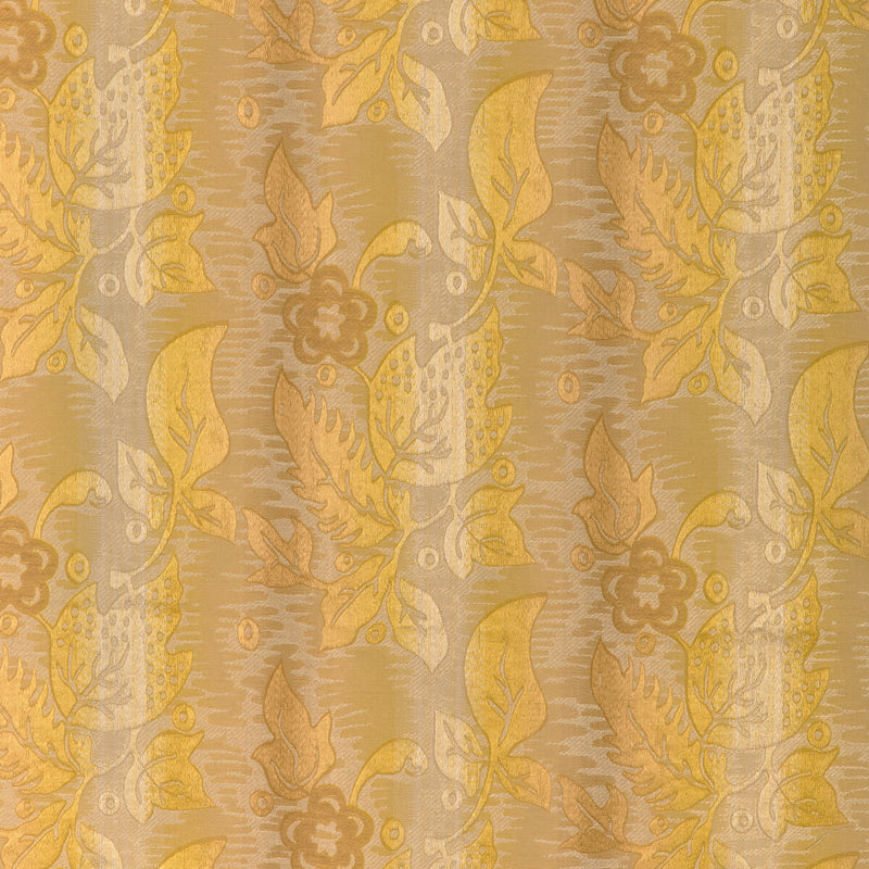 BRUNSCHWIG & FILS - PRIMAVERA BROCATELLE- CANARY - Fabric by the Yard CANARY