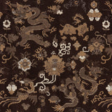 BRUNSCHWIG & FILS - LE DRAGON VELVET- UMBER - Fabric by the Yard