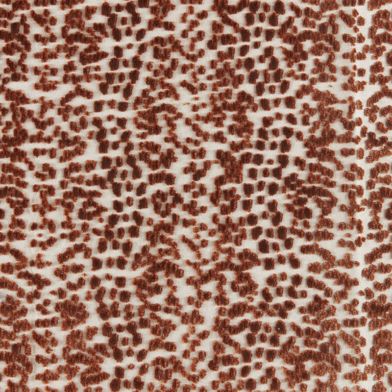 BRUNSCHWIG & FILS - LES TOUCHES VELVET- SPICE - Fabric by the Yard SPICE