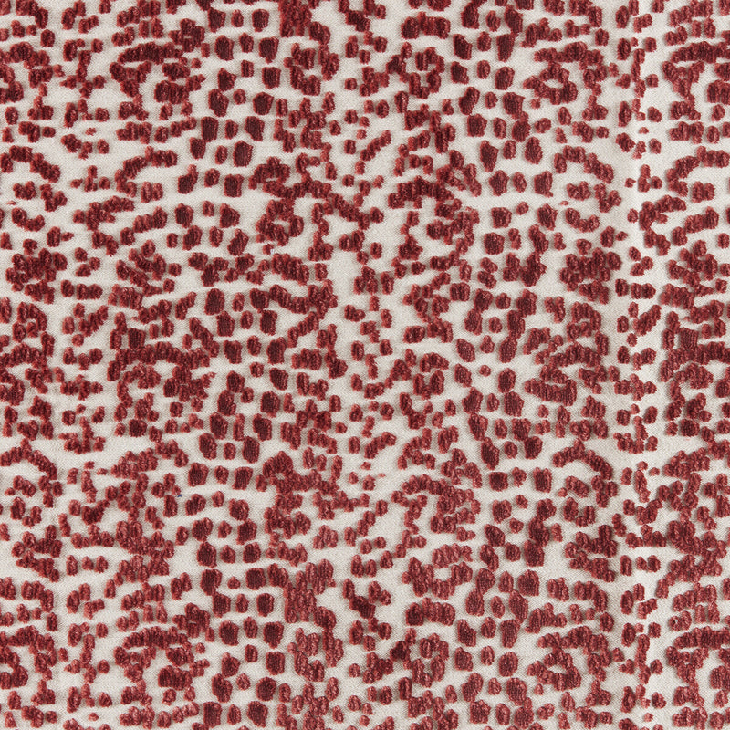BRUNSCHWIG & FILS - LES TOUCHES VELVET- RED - Fabric by the Yard RED