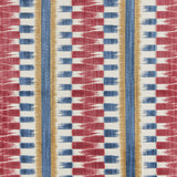 BRUNSCHWIG & FILS - FLAMME VELVET- RED/BLUE - Fabric by the Yard