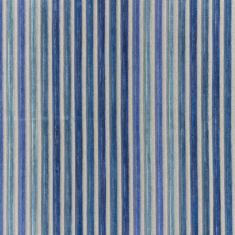 BRUNSCHWIG & FILS - LIEN VELVET- BLUE - Fabric by the Yard BLUE