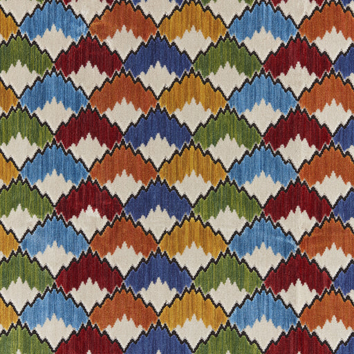 BRUNSCHWIG & FILS - MARAIS VELVET- PRIMARY - Fabric by the Yard PRIMARY