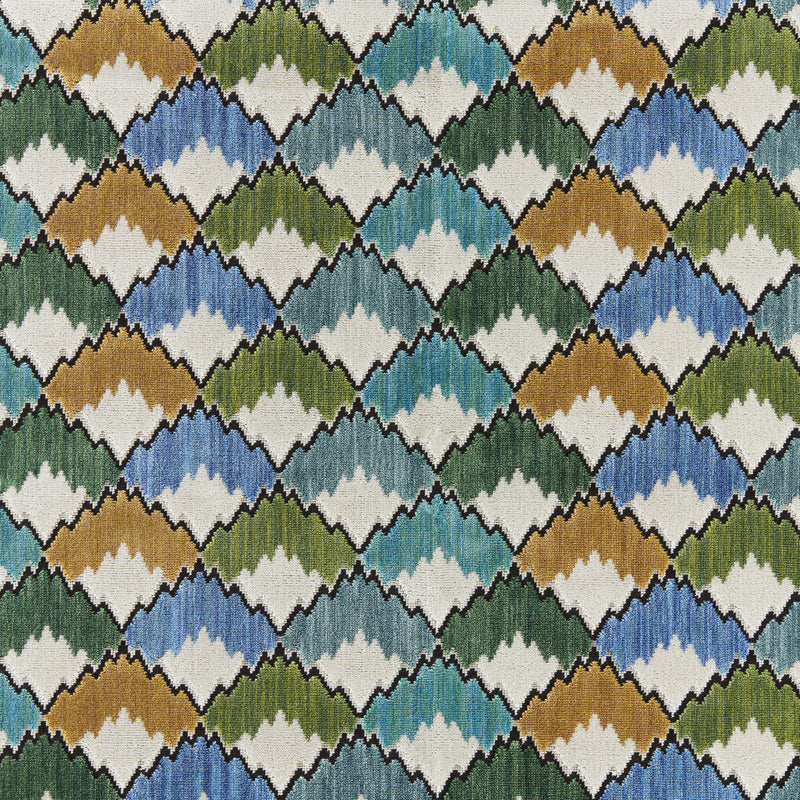BRUNSCHWIG & FILS - MARAIS VELVET- MARINE - Fabric by the Yard MARINE