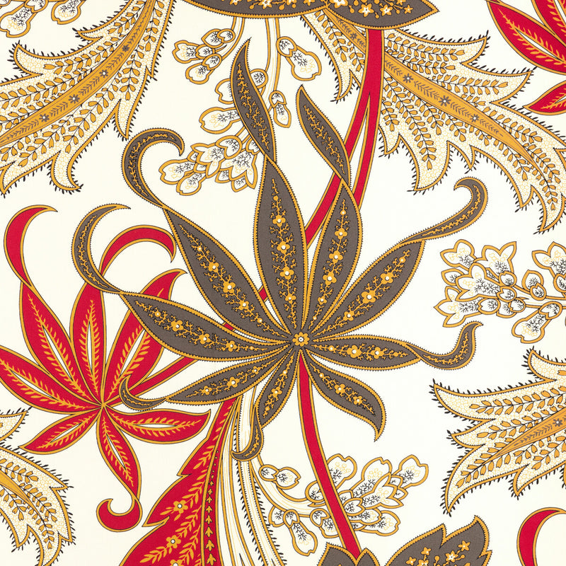 BRUNSCHWIG & FILS - LOUISIANNE- ROUGE - Fabric by the Yard ROUGE