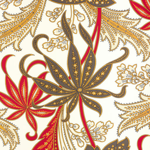 BRUNSCHWIG & FILS - LOUISIANNE- ROUGE - Fabric by the Yard ROUGE