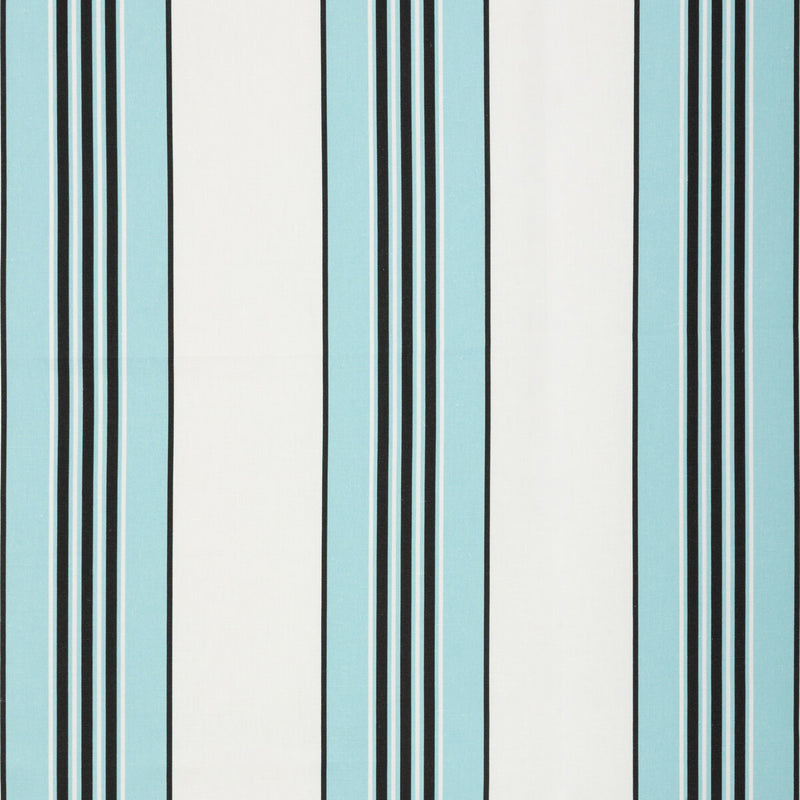 BRUNSCHWIG & FILS - RAYURE MARCELLIN- AQUA - Fabric by the Yard AQUA