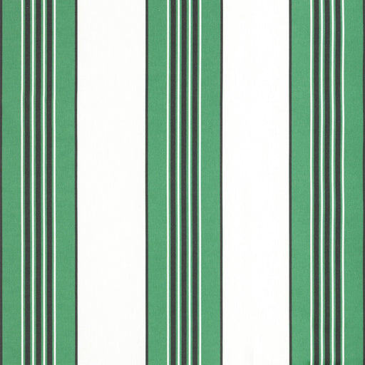 BRUNSCHWIG & FILS - RAYURE MARCELLIN- GREEN - Fabric by the Yard GREEN
