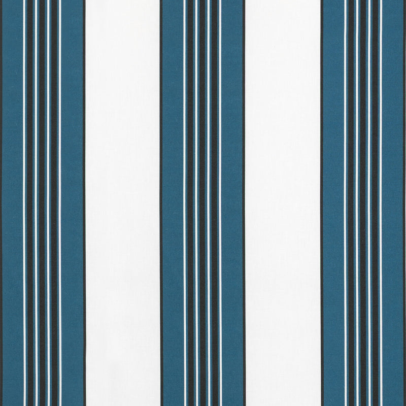 BRUNSCHWIG & FILS - RAYURE MARCELLIN- BLUE - Fabric by the Yard BLUE