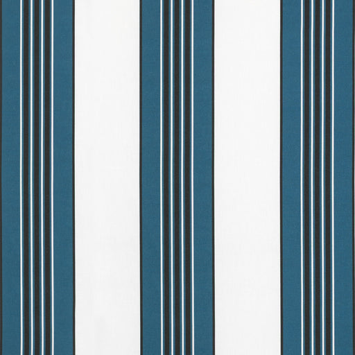 BRUNSCHWIG & FILS - RAYURE MARCELLIN- BLUE - Fabric by the Yard BLUE