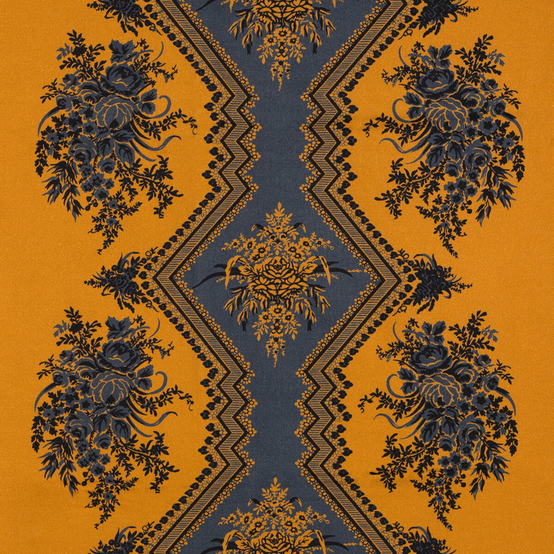 BRUNSCHWIG & FILS - COPPELIA SATIN- COGNAC - Fabric by the Yard COGNAC