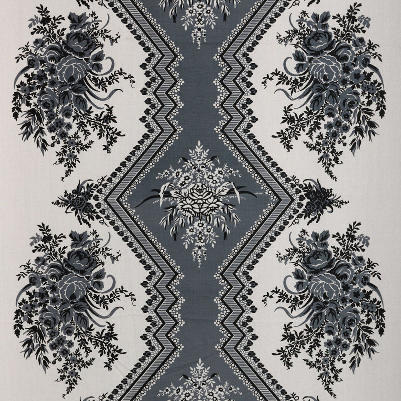 BRUNSCHWIG & FILS - COPPELIA PERCALE- GREY - Fabric by the Yard GREY