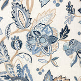 BRUNSCHWIG & FILS - SIERRE EMB- BLUE - Fabric by the Yard