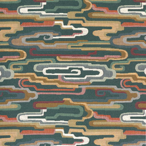BRUNSCHWIG & FILS - NUAGE TAPESTRY- GREEN - Fabric by the Yard GREEN