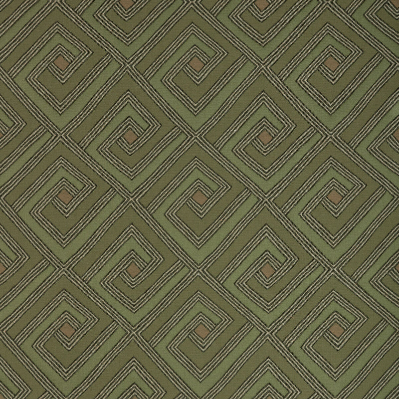 BRUNSCHWIG & FILS - MAZAMET WEAVE- GREEN - Fabric by the Yard GREEN