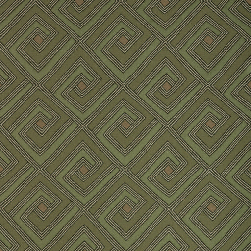 BRUNSCHWIG & FILS - MAZAMET WEAVE- GREEN - Fabric by the Yard GREEN
