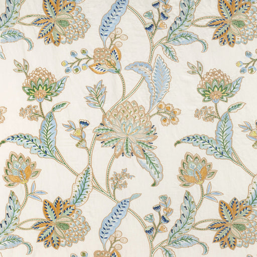 BRUNSCHWIG & FILS - TROPEZ EMB- POOL - Fabric by the Yard POOL