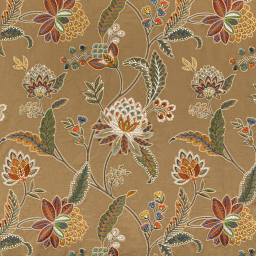 BRUNSCHWIG & FILS - TROPEZ EMB- MULTI - Fabric by the Yard MULTI