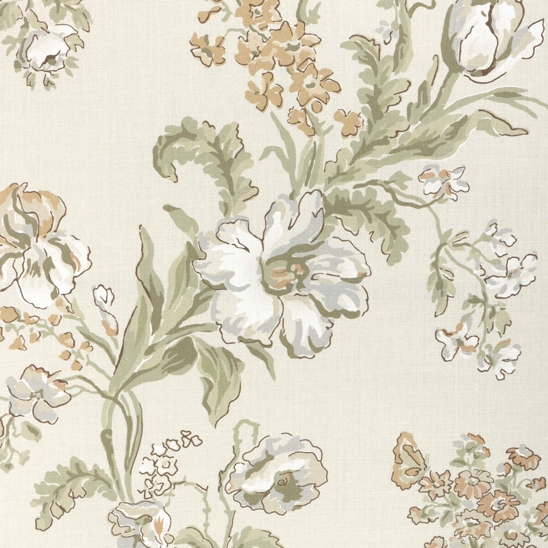 BRUNSCHWIG & FILS - MAINTENON PRINT- SPICE - Fabric by the Yard - 8025127_1611